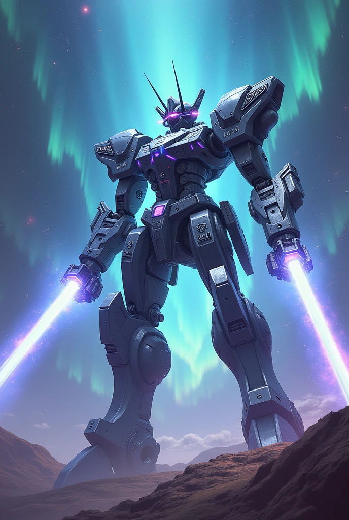 I want a giant celestial robot with two swords