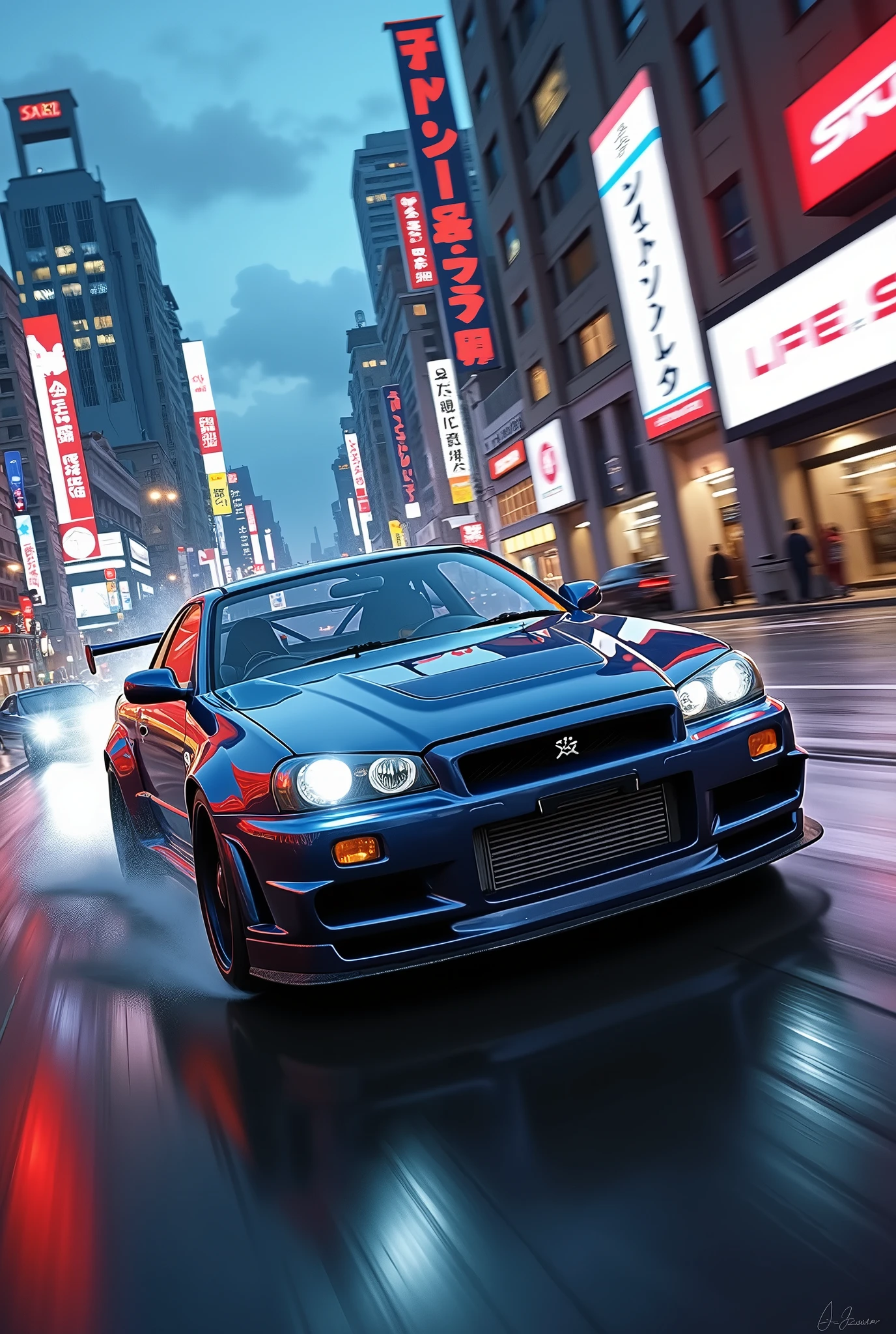 nissan skyline r34 in japan