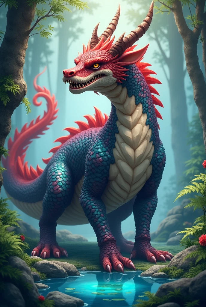 Kemono furry dragon