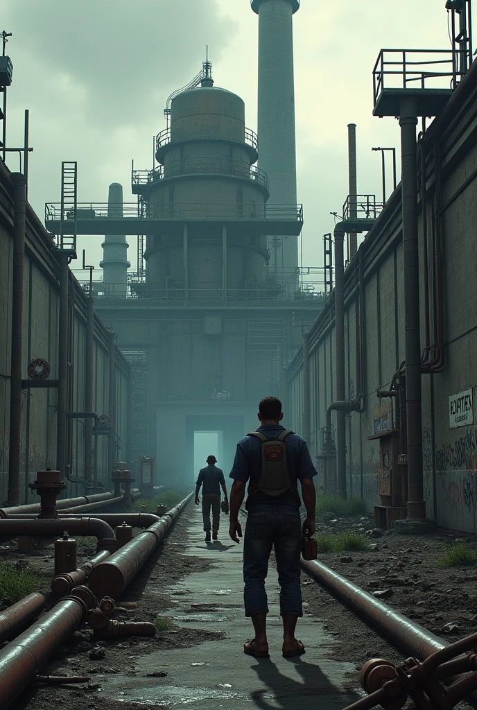water treatment plant like gta poster