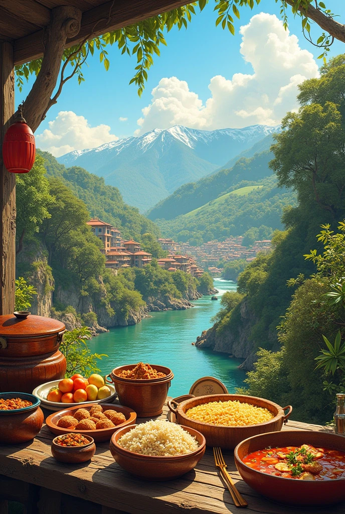Colombia and each of its regions and typical foods