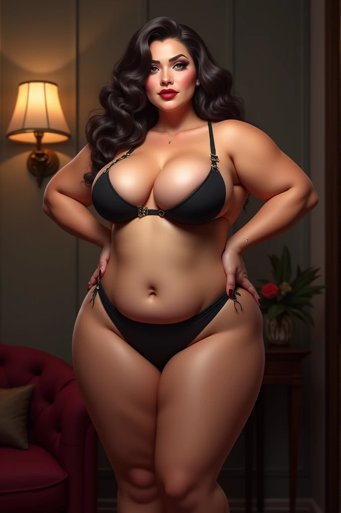 Lara silva, (enormous colossal gigantic breasts:1.3), posse sexy, semi new, thick and big legs