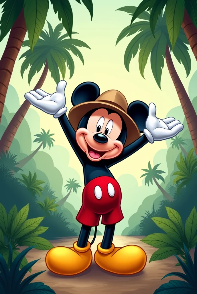 Mickey Safari Invitation