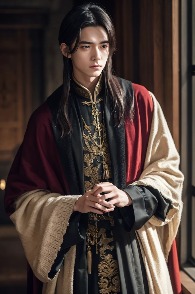10Please write a gloomy young lord in his 20s.