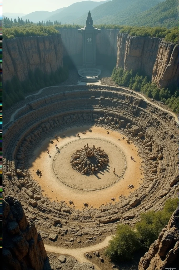 What the arena from the 74th Hunger Games looks like 