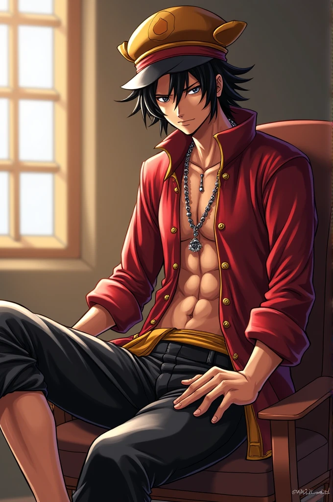 portgas d. Ace sitting