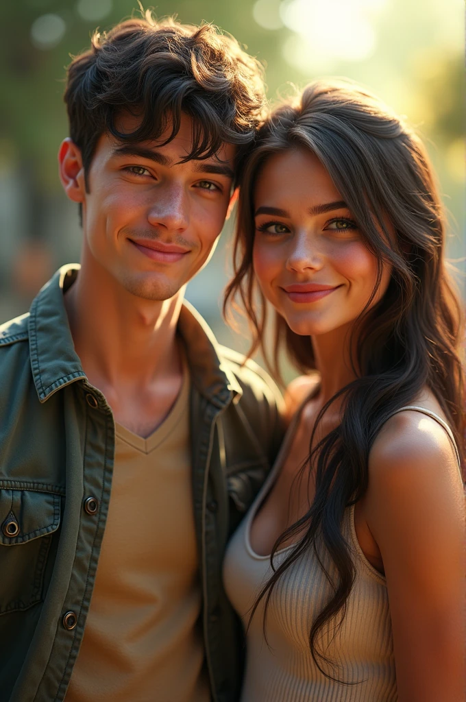 Walker Scobell with a girl