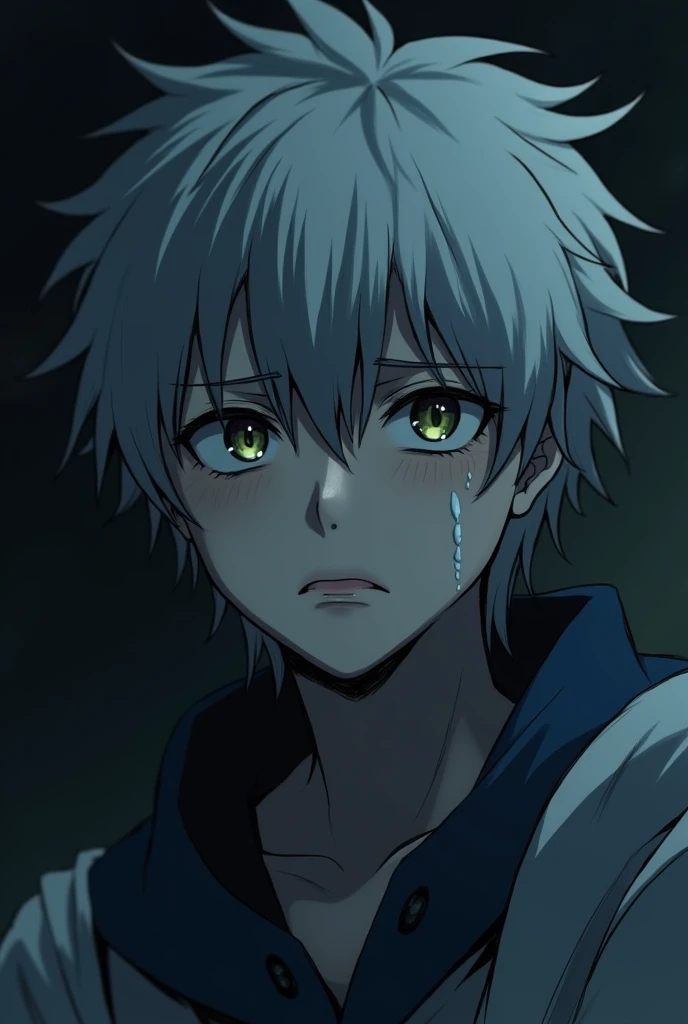 Killua Zoldyck crying 