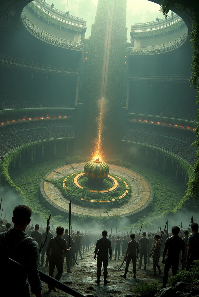 What the arena from the 75th Hunger Games looks like 