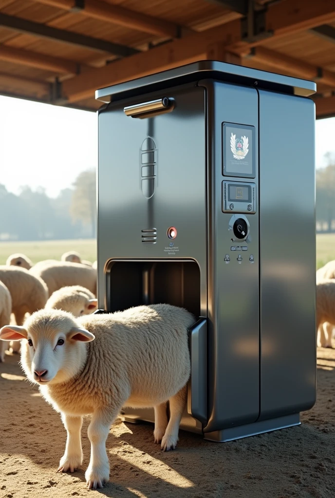 smart sheep feeder, automated, iinovador, good design, engineering, technology
