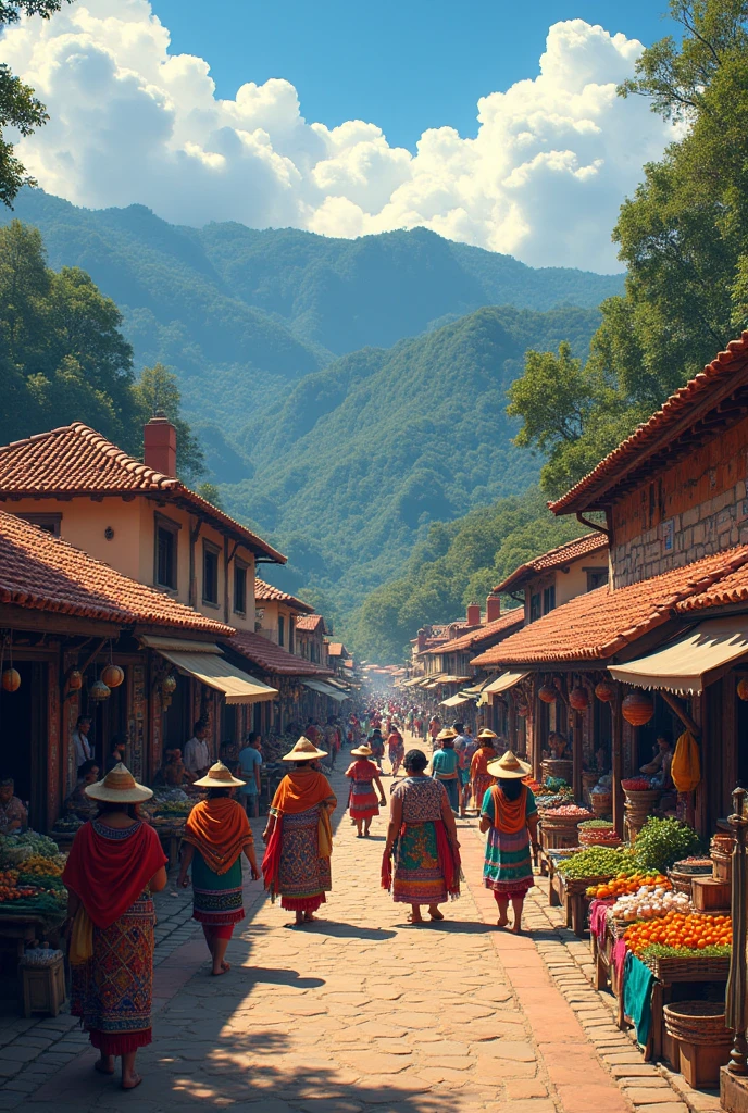 I want you to make me an image that represents Huehuetenango