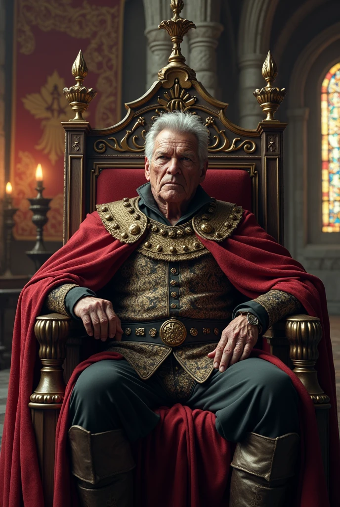 Vince McMahon idoso Rei medieval