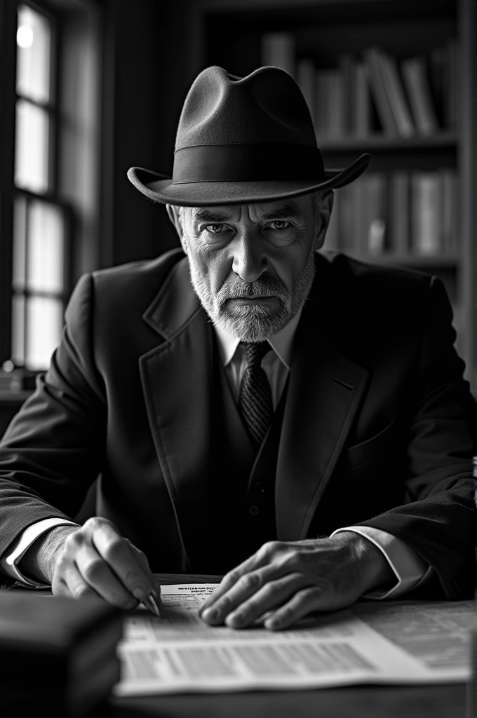 Photo of the inspector in the past 