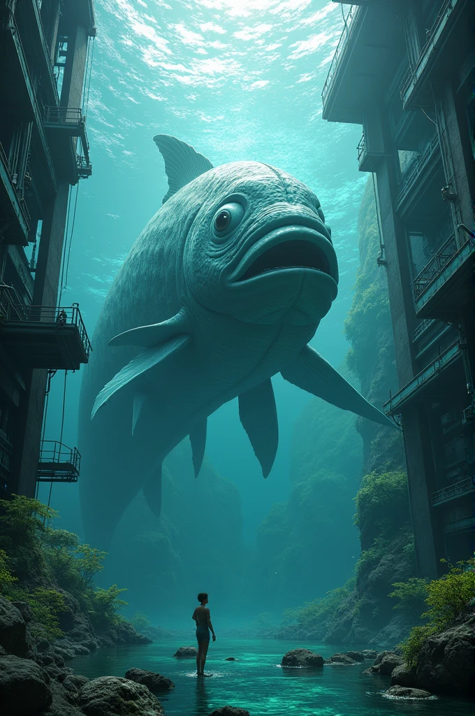 giant fish　Aquarium　Experimental facilities