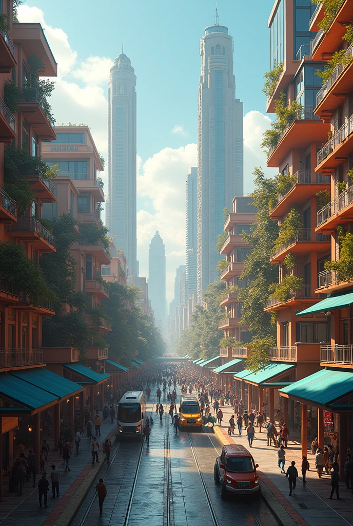Bolivia La Paz in the future 