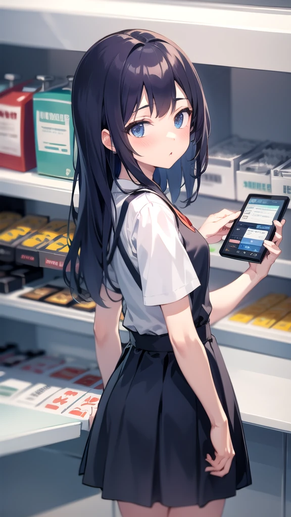 convenience store、Cashier counter、convenience storeの制服