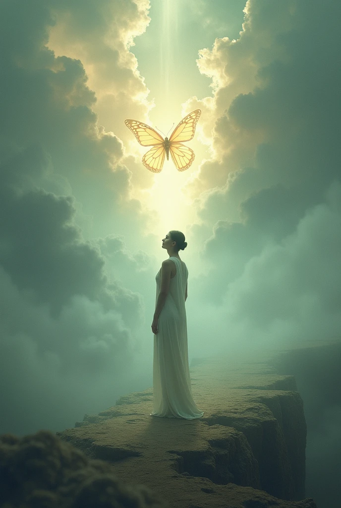 An image that represents that the best change we can make in the world is to change ourselves. 