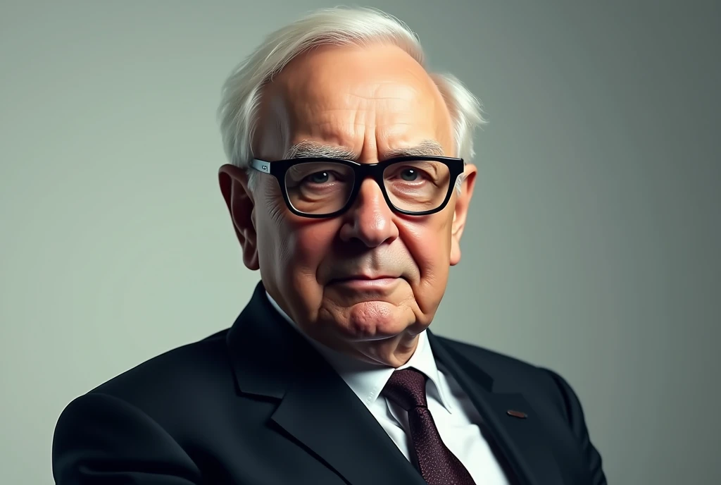 Create a Tumblr video cover for Youtube, on the cover I want Warren Buffett's face, and on the side in clearly visible letters written in Arabic: Any POOR person who does this becomes RICH in 6 Months
