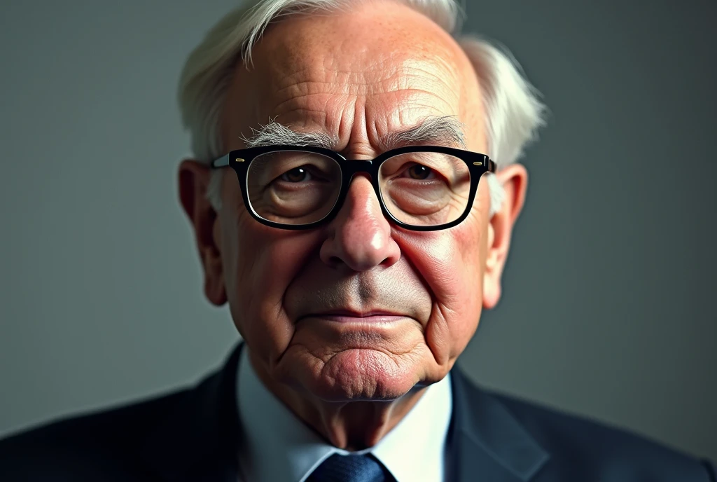 Create a Tumblr video cover for Youtube, on the cover I want Warren Buffett's face, and on the side in clearly visible letters written in Arabic: Any POOR person who does this becomes RICH in 6 Months