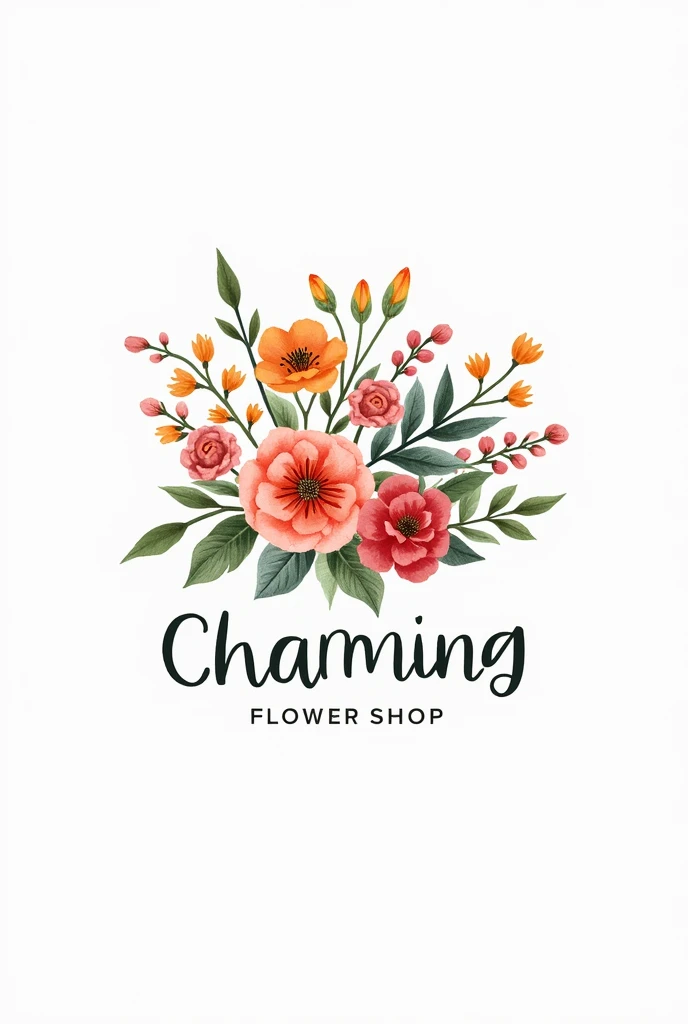 Flower shop logo 