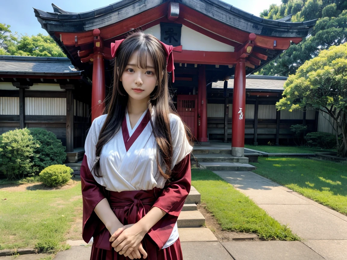 Standing Sex、shrine 、Shrine maiden 、