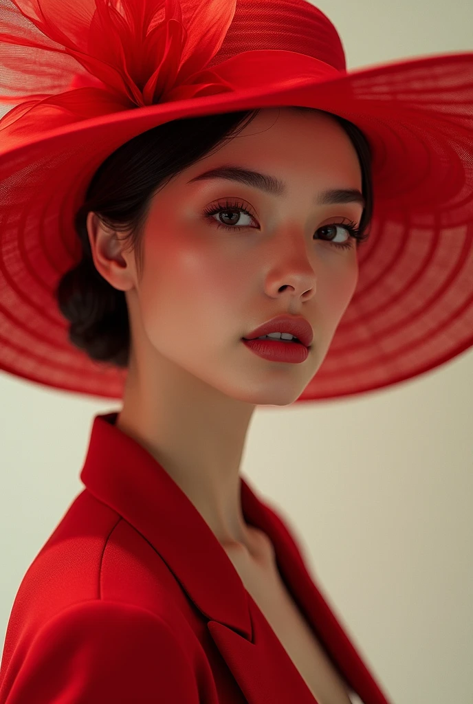 a woman in a red hat poses for a picture, red hat, style artgerm, exquisite digital illustration, high quality portrait, stunning digital illustration, beautiful digital illustration, ig model | artgerm, trending on artstration, digital art of an elegant, digital anime illustration, realistic digital illustration, 8k high quality detailed art, elegant digital painting, beautiful digital artwork