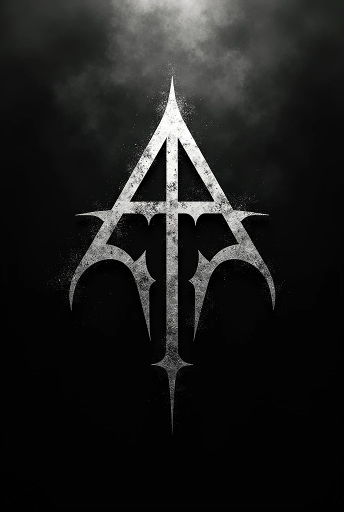 Logo for a black metal band named AkroasiS