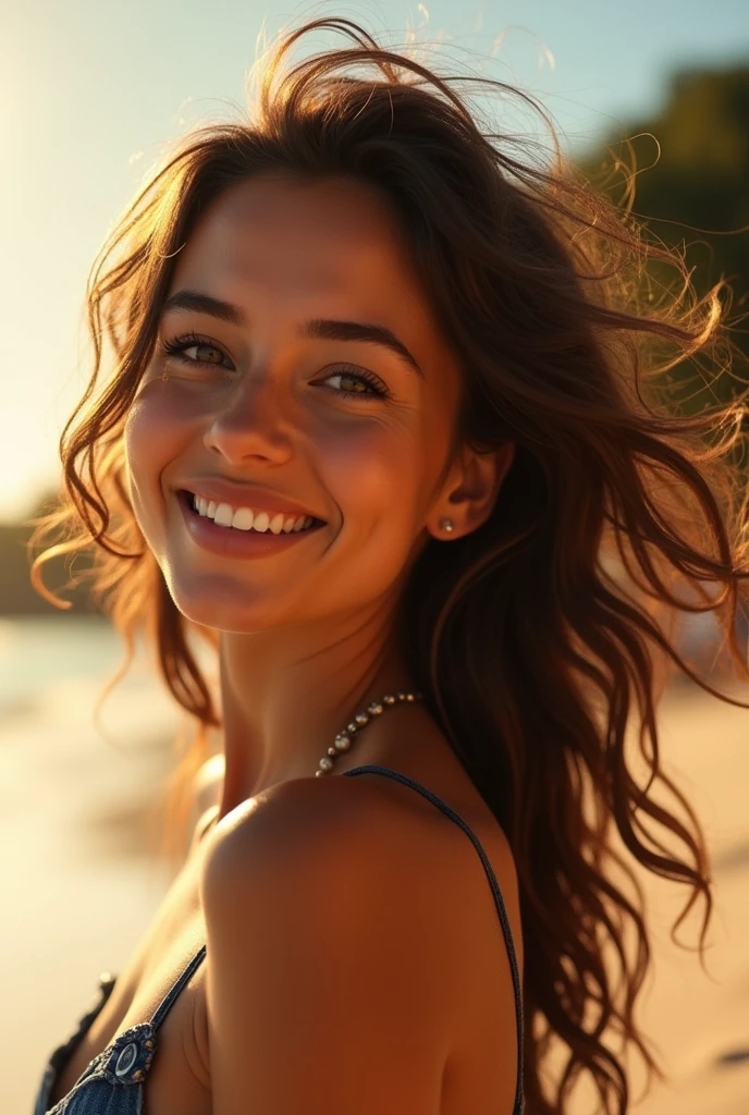 hot girl enjoying 