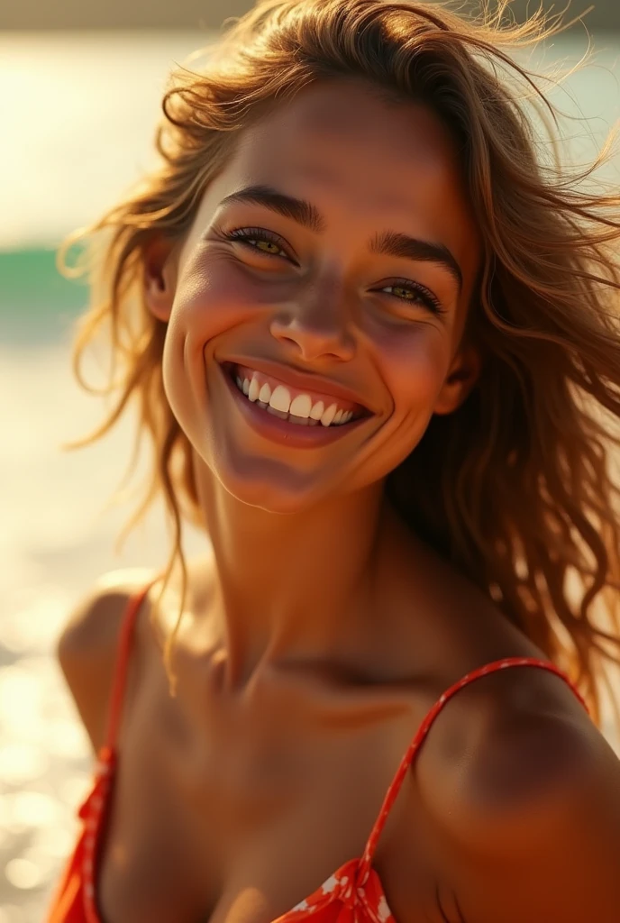 hot girl enjoying