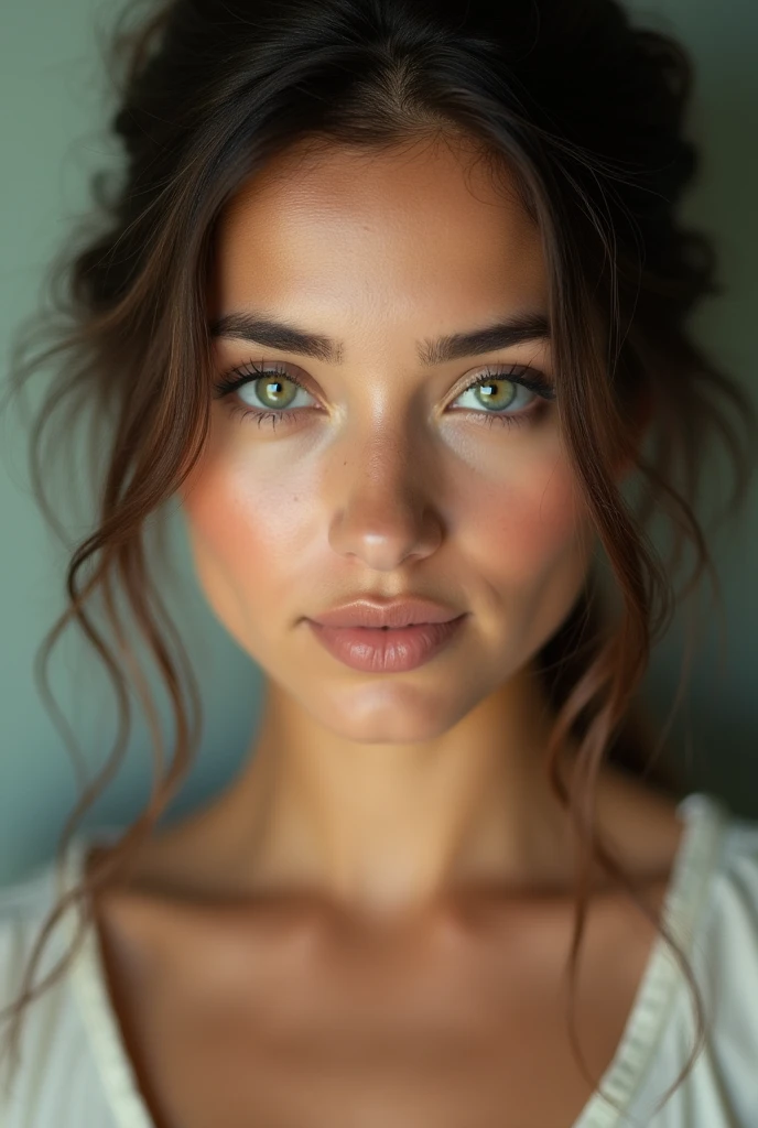 Pretty girl , Colombian , green eyes , ID