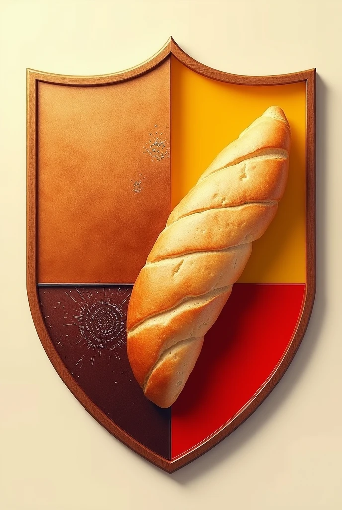 Bread with juice combined but in a shield