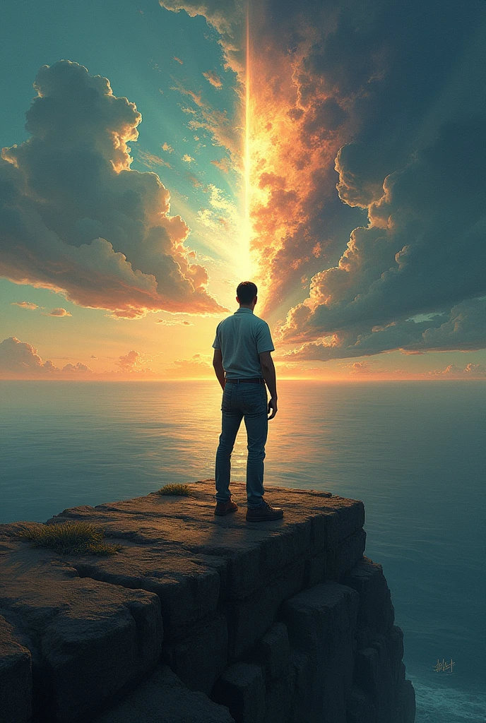 I created a cover for my novel called The Horizon of Yesterday and the Dream of Tomorrow I am a Man