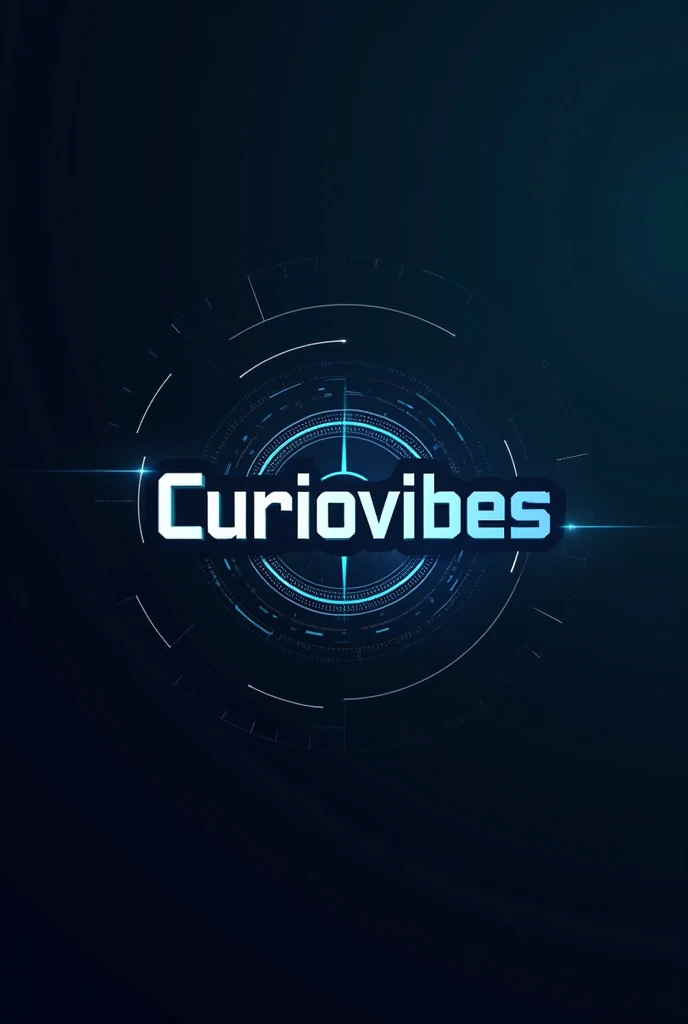High tech logo with CurioVibes written on it