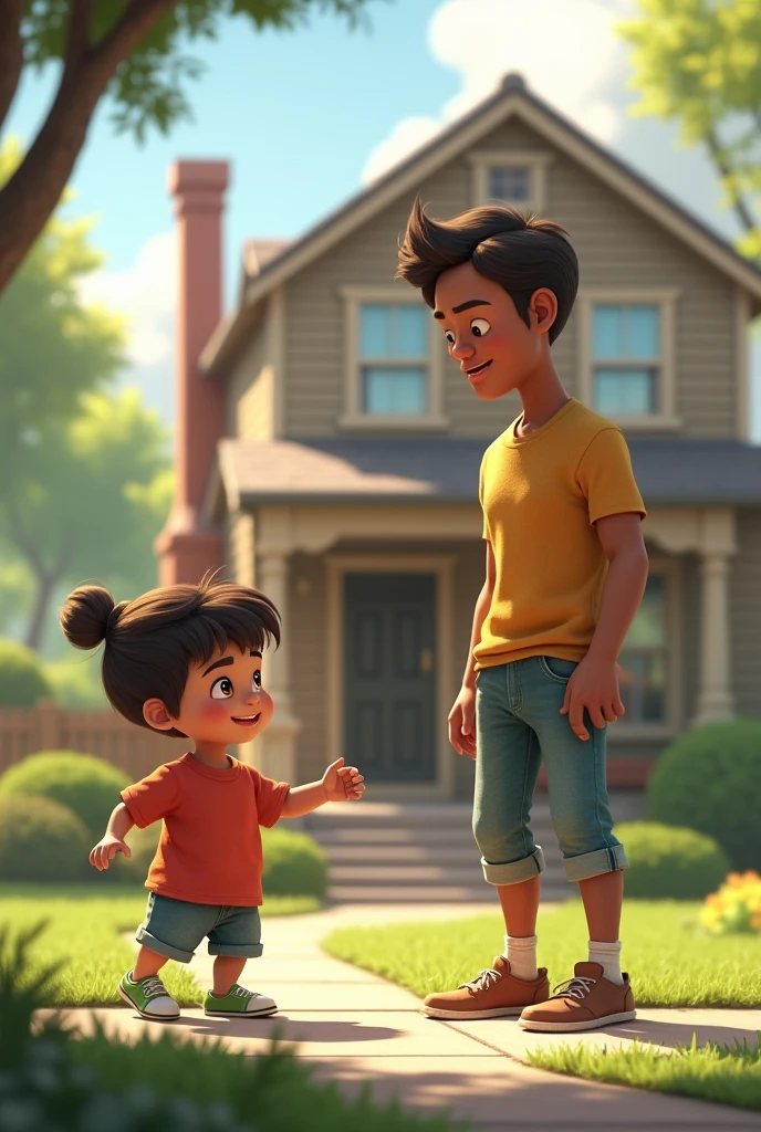Can you separate the characters for me?? including the house behind?