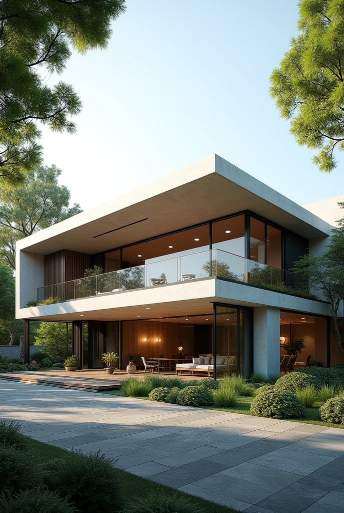 Modern low-rise residence
