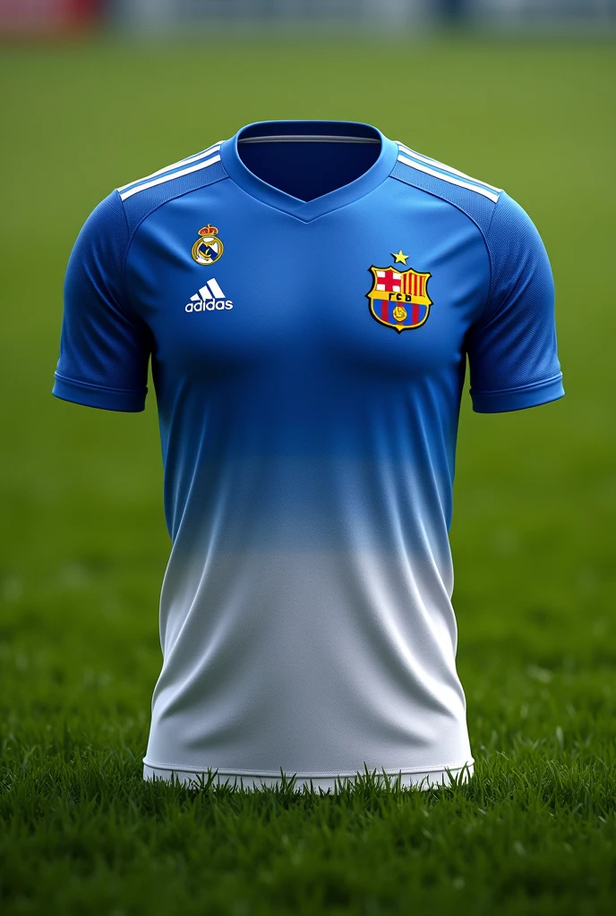 A football shirt that matches the Real Madrid and Barça shirts
