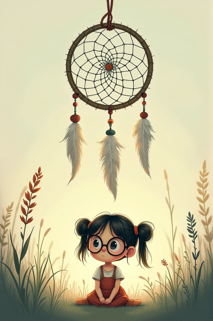 Mafalda with dreamcatcher