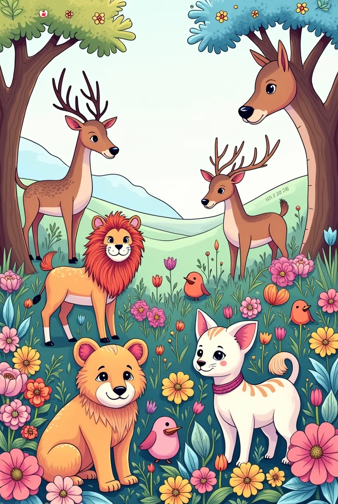 animals to color