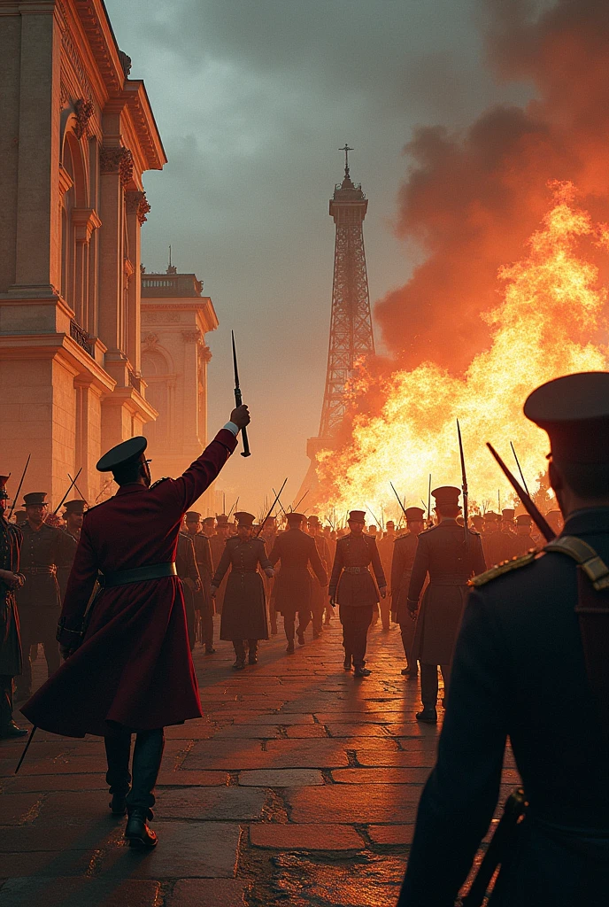 Impactful and eye-catching imagery depicting the French Revolution