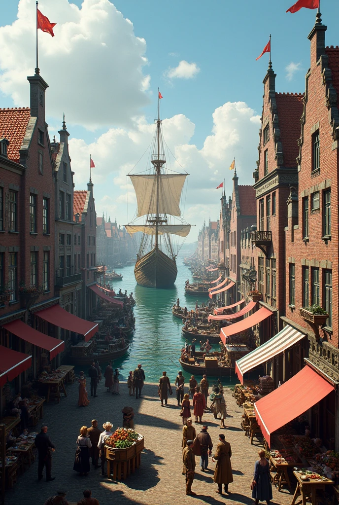 An eighteenth-century Dutch trading port
