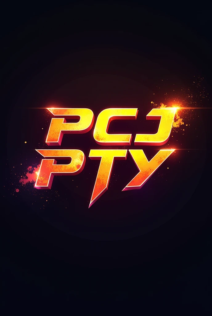 Make me a logo with images of freefire with this name :
PCJ   PTY