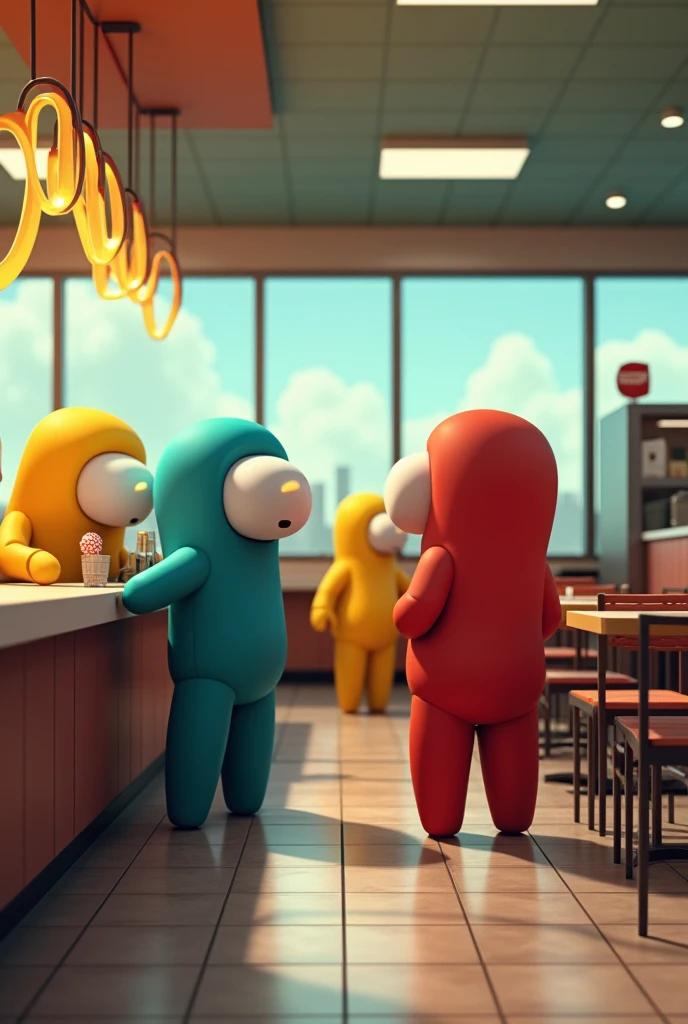 Amoung us in McDonald's 
