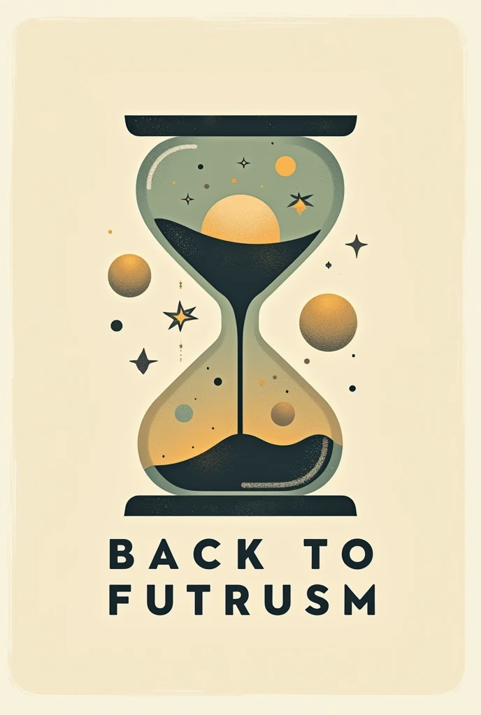 4Create a logo of this movement "back to futurism" Considering that the movement is about having a more sustainable lifestyle and connected to traditions