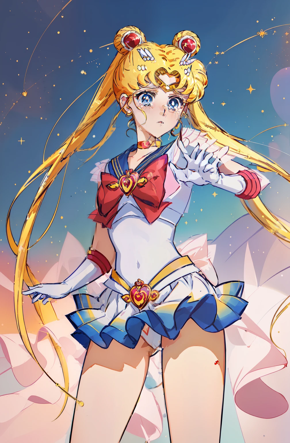 Masterpiece, Top Quality, (1 person), (Super Sailor Moon: 1.3), (Detailed Face), Face Focus, White Wall, (On Bed), Hotel Room, (Embarrassed Expression), (Crying Expression: 1.3), White Gloves, Detailed Eyes, Detailed Face, Love Hotel, Colorful Clothes, Sailor Senshi Uniform, Hair Accessory, Red Ribbon, Brooch, Heart Brooch, Earrings, Crescent Moon, Heart Choker, Heart, Very Long Hair, Ribbon on Back, Crescent Moon Earrings, Tiara, Yellow Choker, Boots, Knee Boots, Red Boots, Top Quality, High Quality, High Resolution, (Shape: 0.8), (Detailed and Beautiful Eyes: 1.3), (Highly Detailed Face: 1.3), (Meticulously Created CG), (Perfect Hands, Perfect Anatomy), (Semen on Body: 1.5), (Semen Everywhere: 1.3), (After Rape: 1.5), (Loss of Virginity: 1.5), (Blood from Vagina: 1.5),(wide open vagina: 1.5),(highly detailed vagina: 1.5),(perfect pussy: 1.5),(fully exposed pussy: 1.5),(highly detailed pussy: 1.5),(wide open legs: 1.8),(perfect pussy: 1.5),(wide open miniskirt: 1.8),(Sailor Moon R),(Super Sailor Moon),(bright lighting),(perfect pussy),(1 girl)