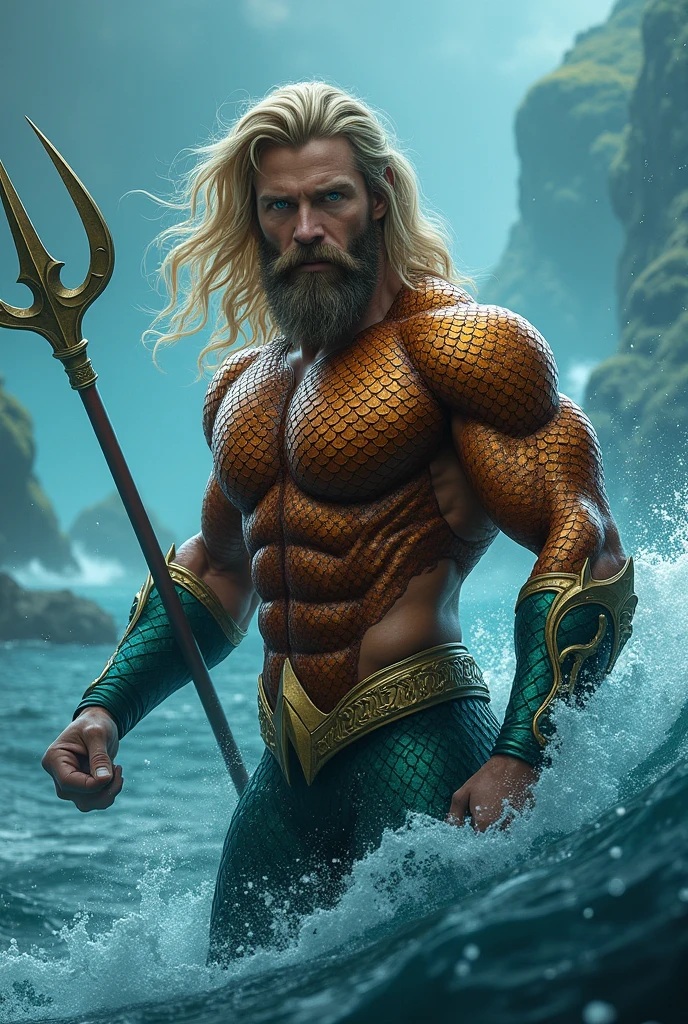 Create the character Aquamen from the movie