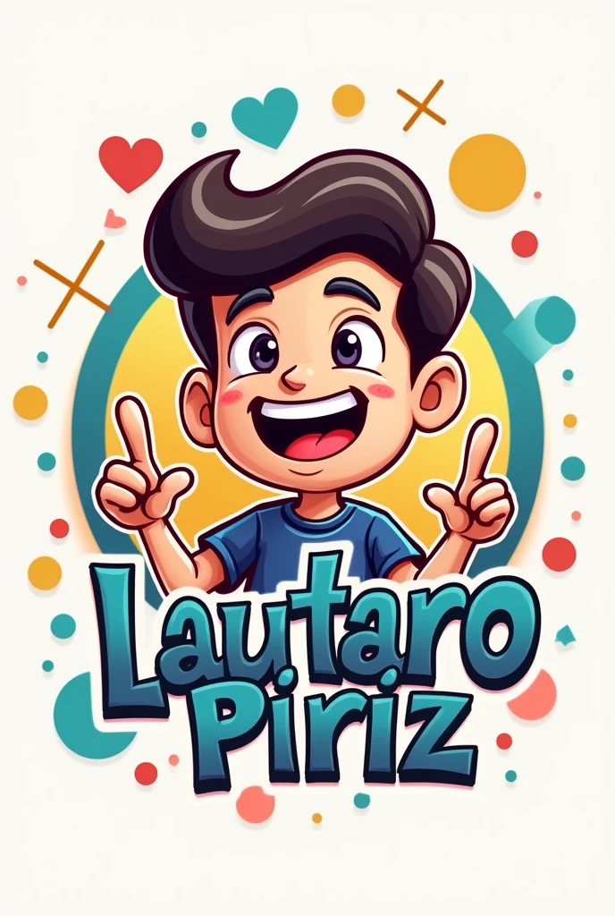 Funny logo for my Youtube channel called “Lautaro piriz”
