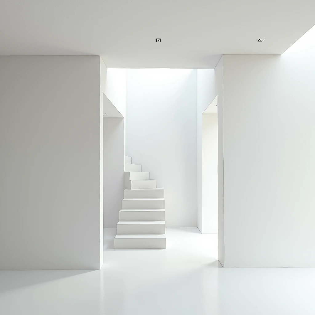 ((Minimalistic House)), best quality, clean lines, straight lines, sharp angles, simple, sleek, modern, contemporary, stylish, minimal, high contrast, black and white, monochromatic, spacious, open floor plan, bright, natural light, marble floor