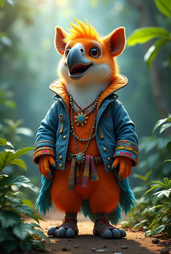 Create a book cover and animation Add the written name of Regina Zazil at the top as a title, It also includes an animated animal with clothes but that is not fictitious and is colorful.