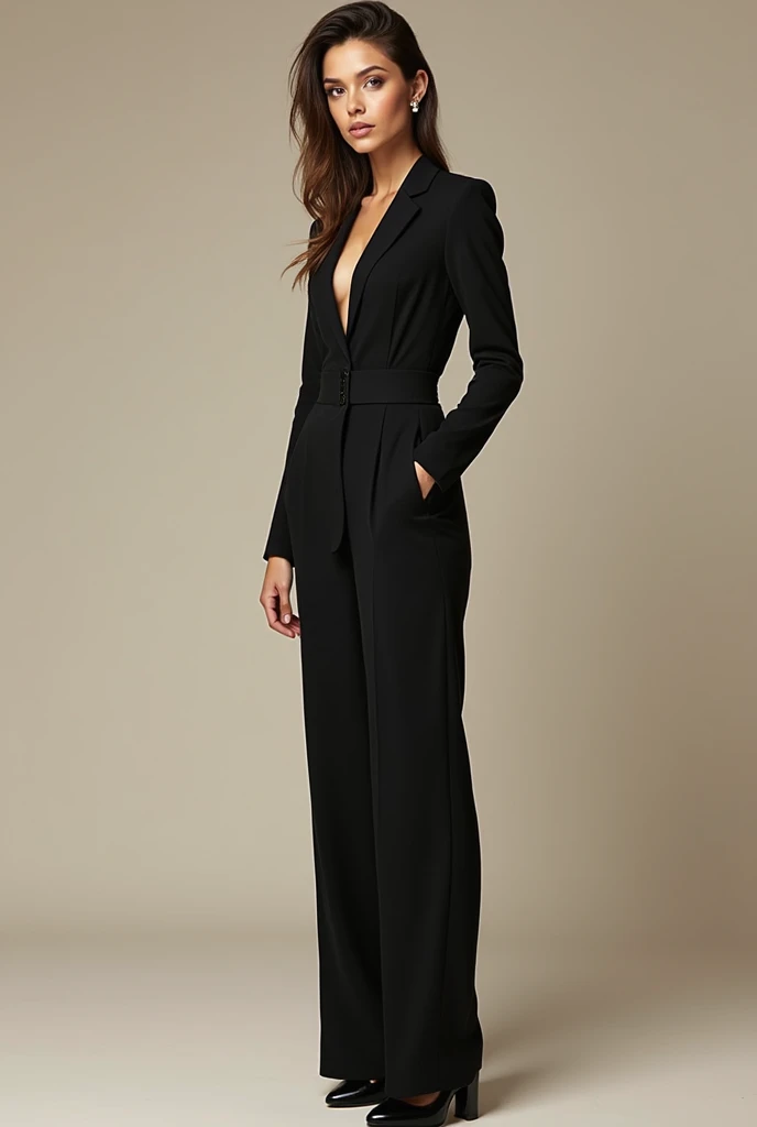 Create a photo of a clothing model for a store, written 'CANZY' being the brand
