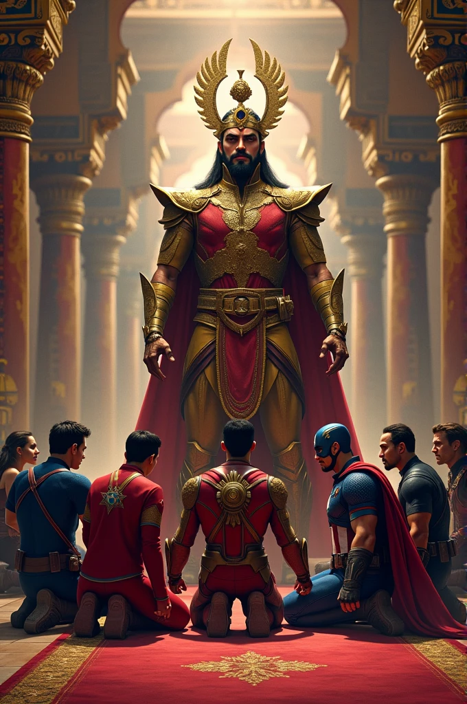 Avengers bow down to chatrapati Shiva ji maharaj